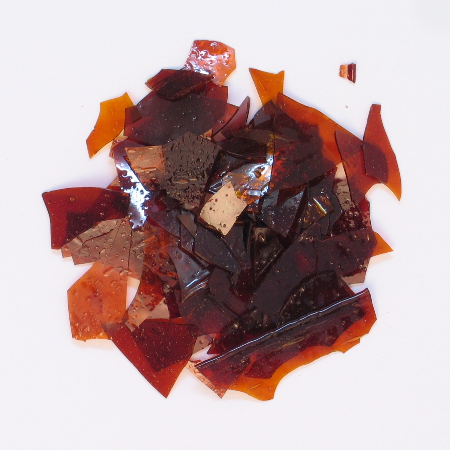 Reiner Blätterschellack rubin, 1 kg Serie HA001 Bild1