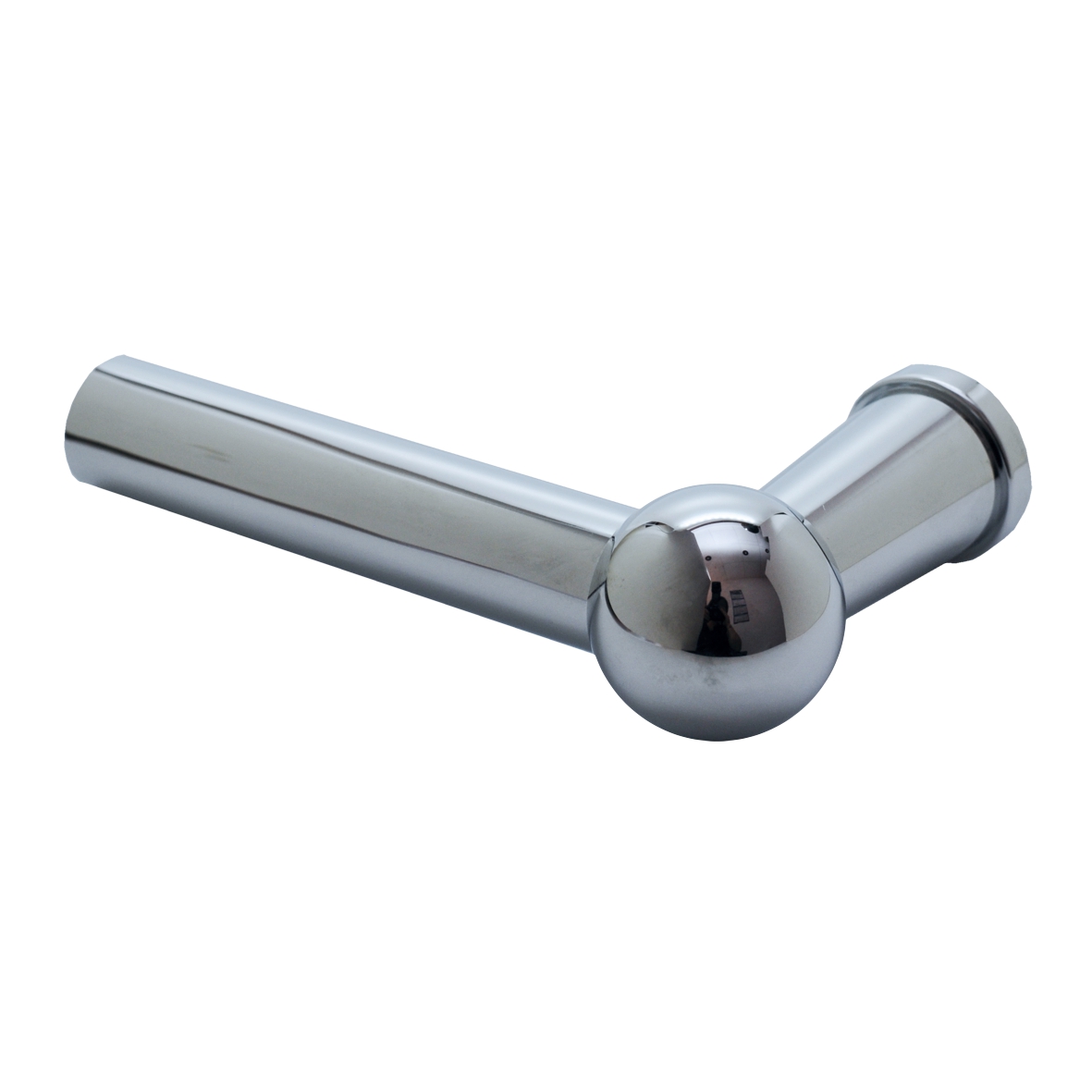Türgriff DIN links Messing verchromt Grifflänge 105 mm Bild1