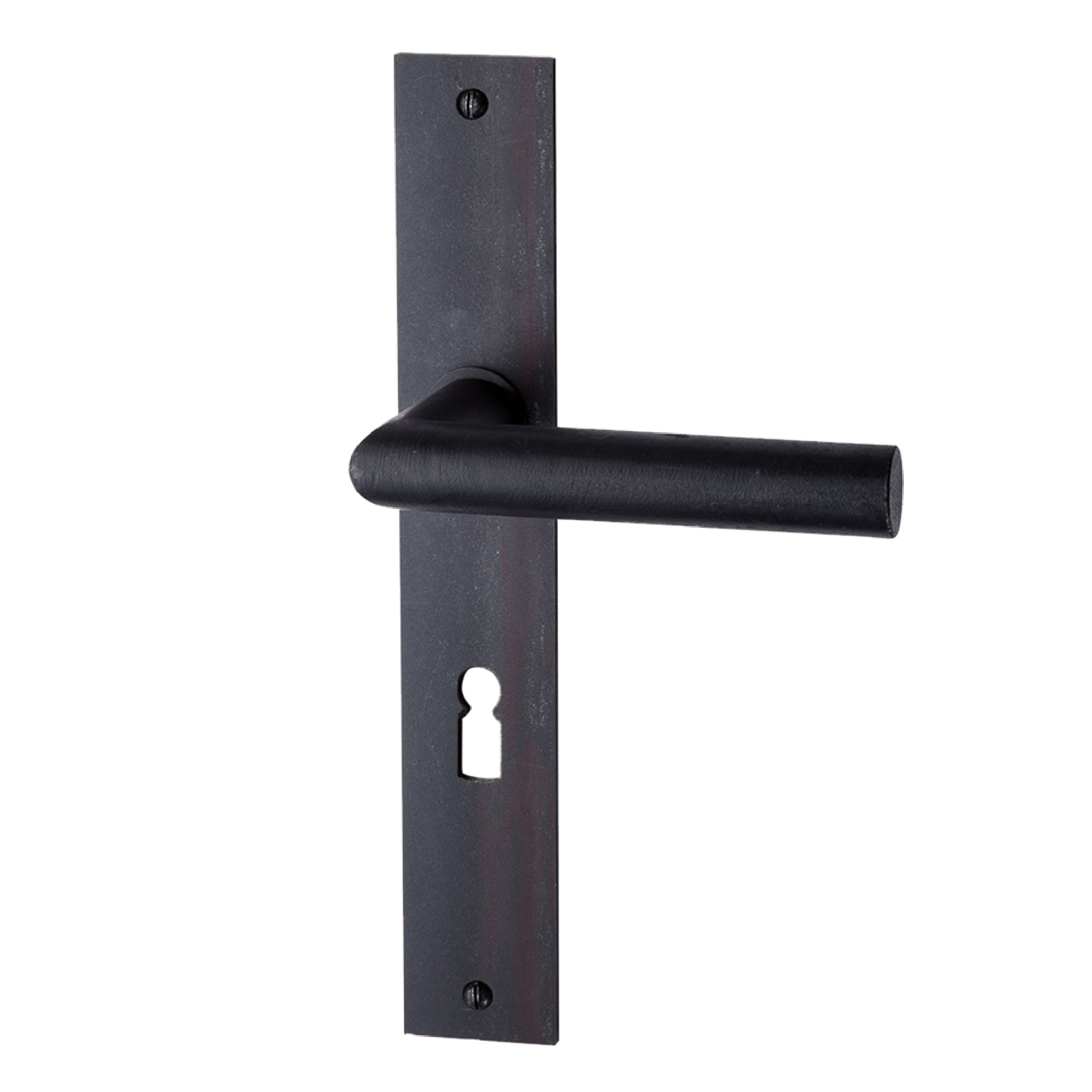Zimmertürgarnitur in Eisen Schwarz gebrannt & gewachst BB 72 mit TD081 Serie TG505 Bild1