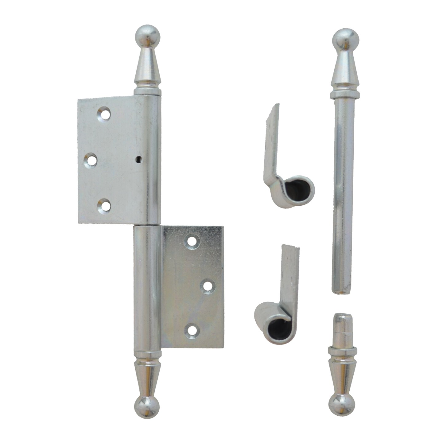 Berliner Band loser Stift und loser Zierknopf 160mm links/rechts - Eisen verzinkt Serie TB015 Bild1