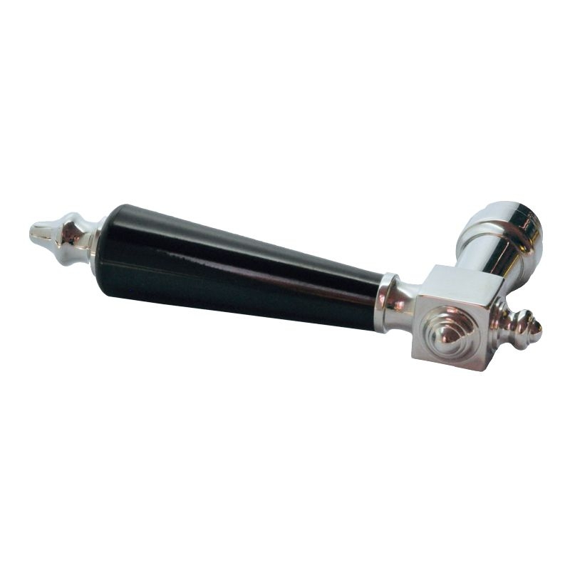 Türgriff - Griffpaar Modell BRESLAU Messing verchromt Grifflänge 129 mm Bild1