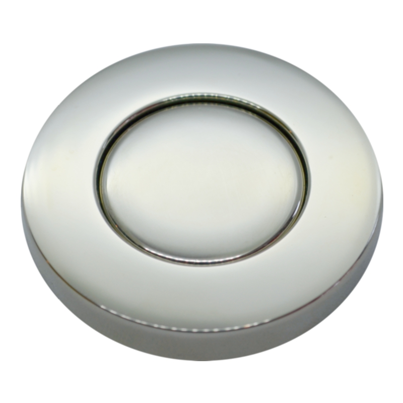 Blind rosette (BL) in Messing vernickelt matt mit Schutzlack Serie TR151 Bild1