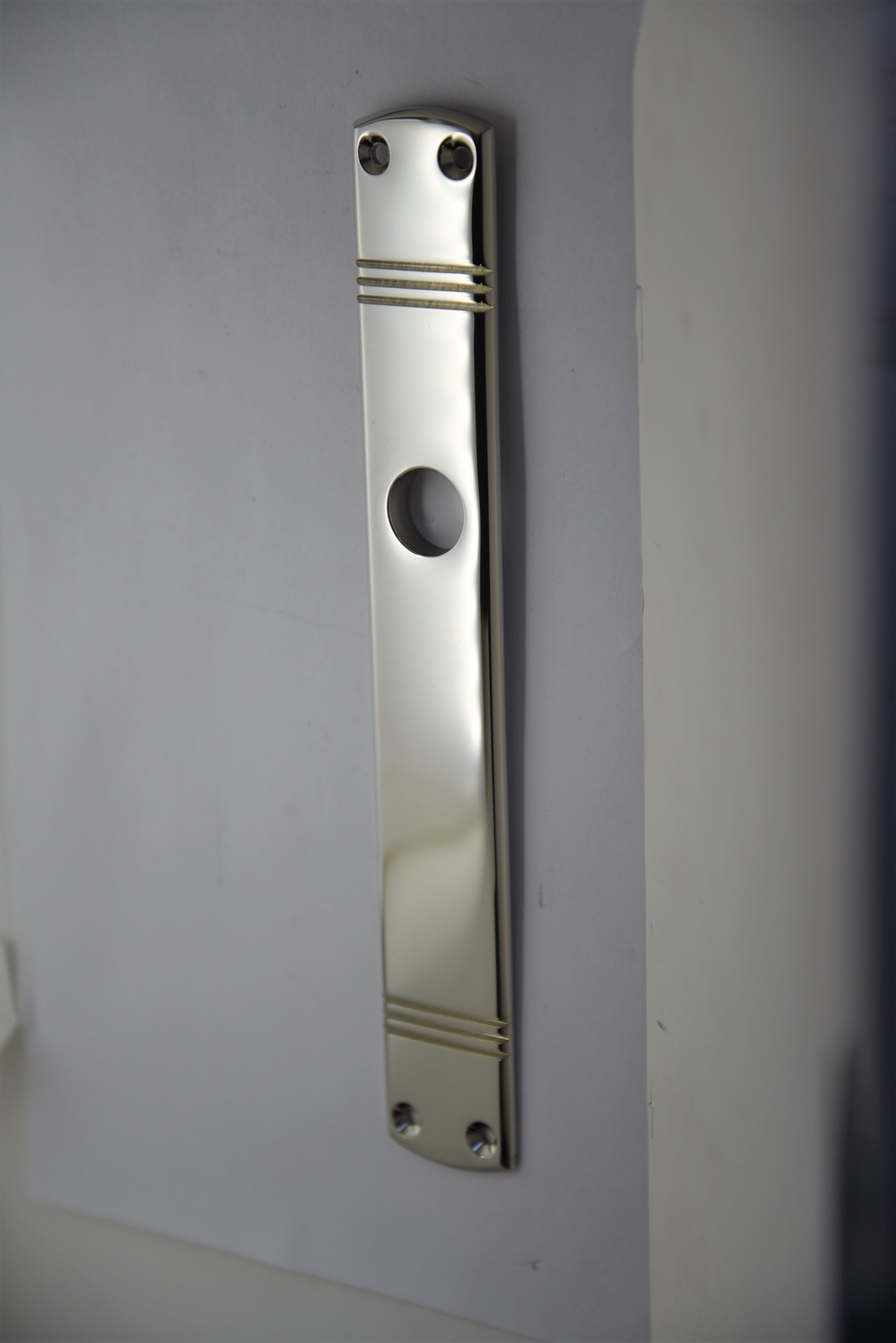 Blindtürschild in Nickel Bild1